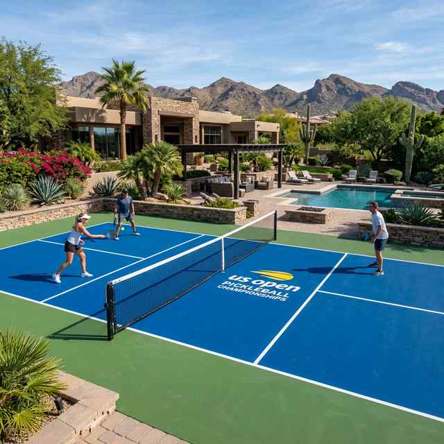 Official US Open Pickleball Court Surface